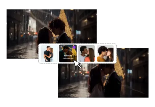 2.Select Rain Kiss Mode