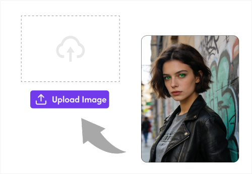 Step 2: Upload the other photo with a head(target head image)