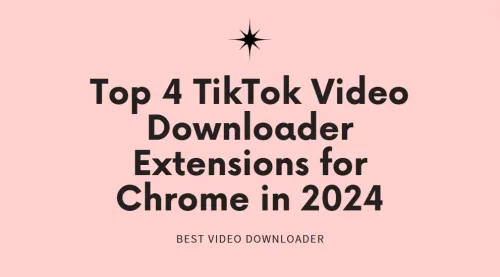 Top 4 TikTok Video Downloader Extensions For Chrome