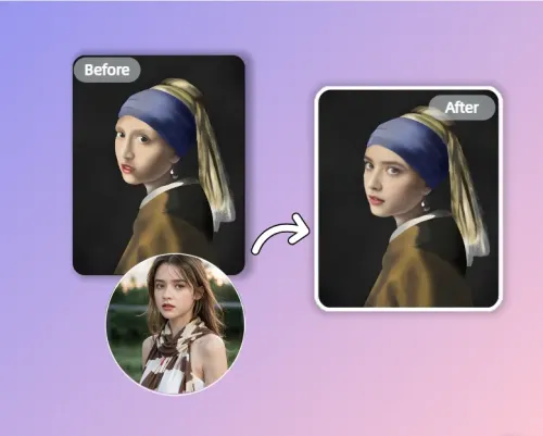 Turn Yourself into Art: AI Face Morph into Artistic Styles